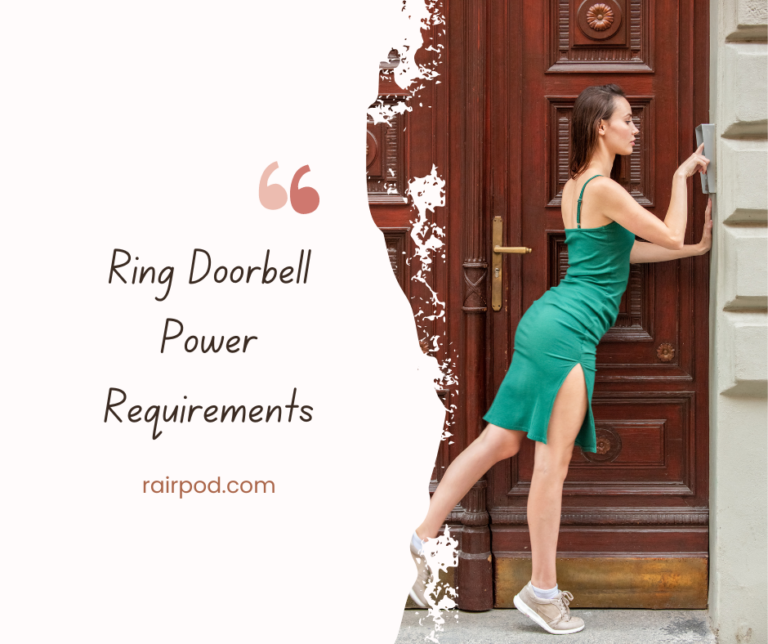 Ring Doorbell Power Requirements